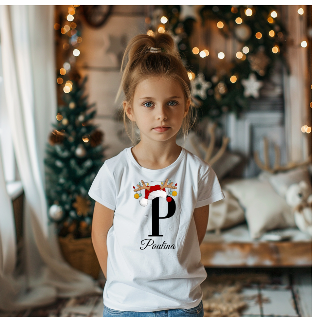 Personalisiertes Mädchen Premium Bio T-Shirt Paulina