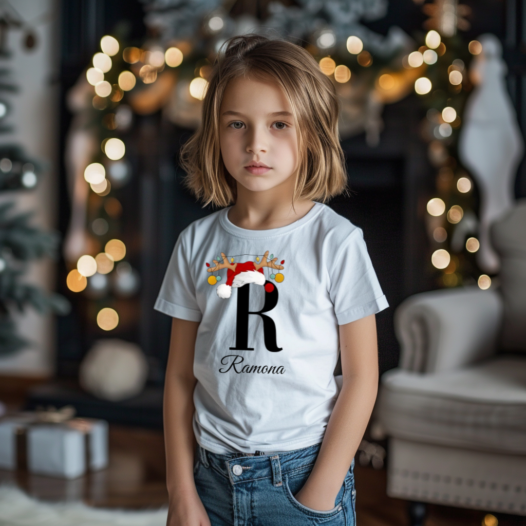 Personalisiertes Mädchen Premium Bio T-Shirt Ramona - delamira