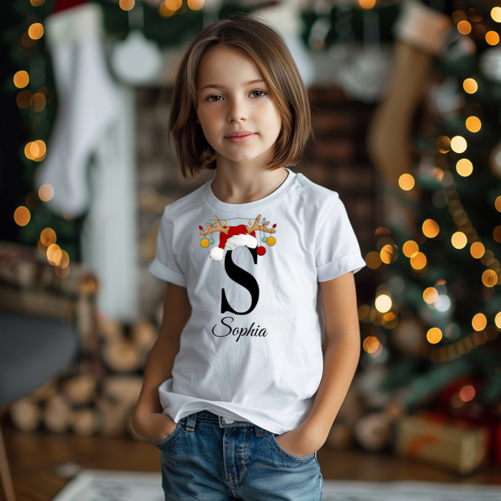 Personalisiertes Mädchen Premium Bio T-Shirt Sophia