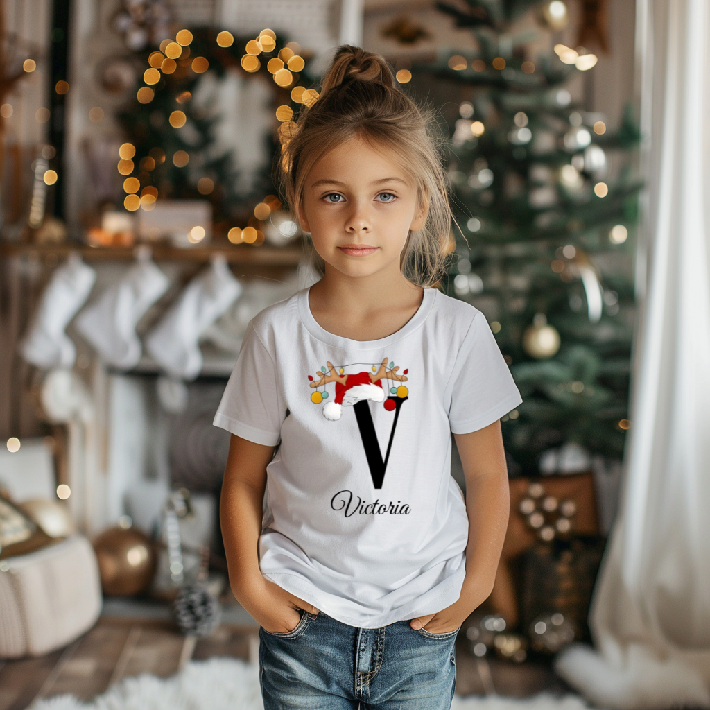 Personalisiertes Mädchen Premium Bio T-Shirt Viktoria