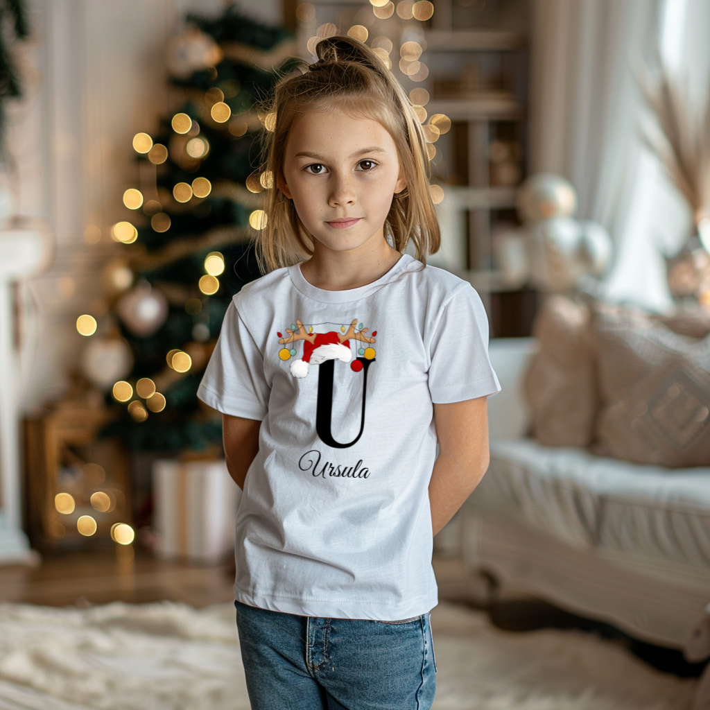 Personalisiertes Mädchen Premium Bio T-Shirt Ursula