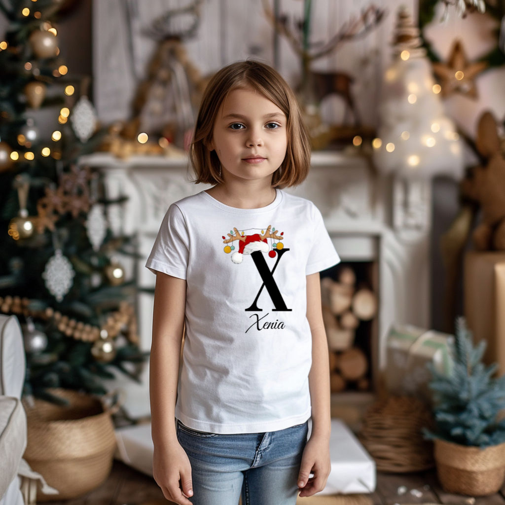 Personalisiertes Mädchen Premium Bio T-Shirt Xenia