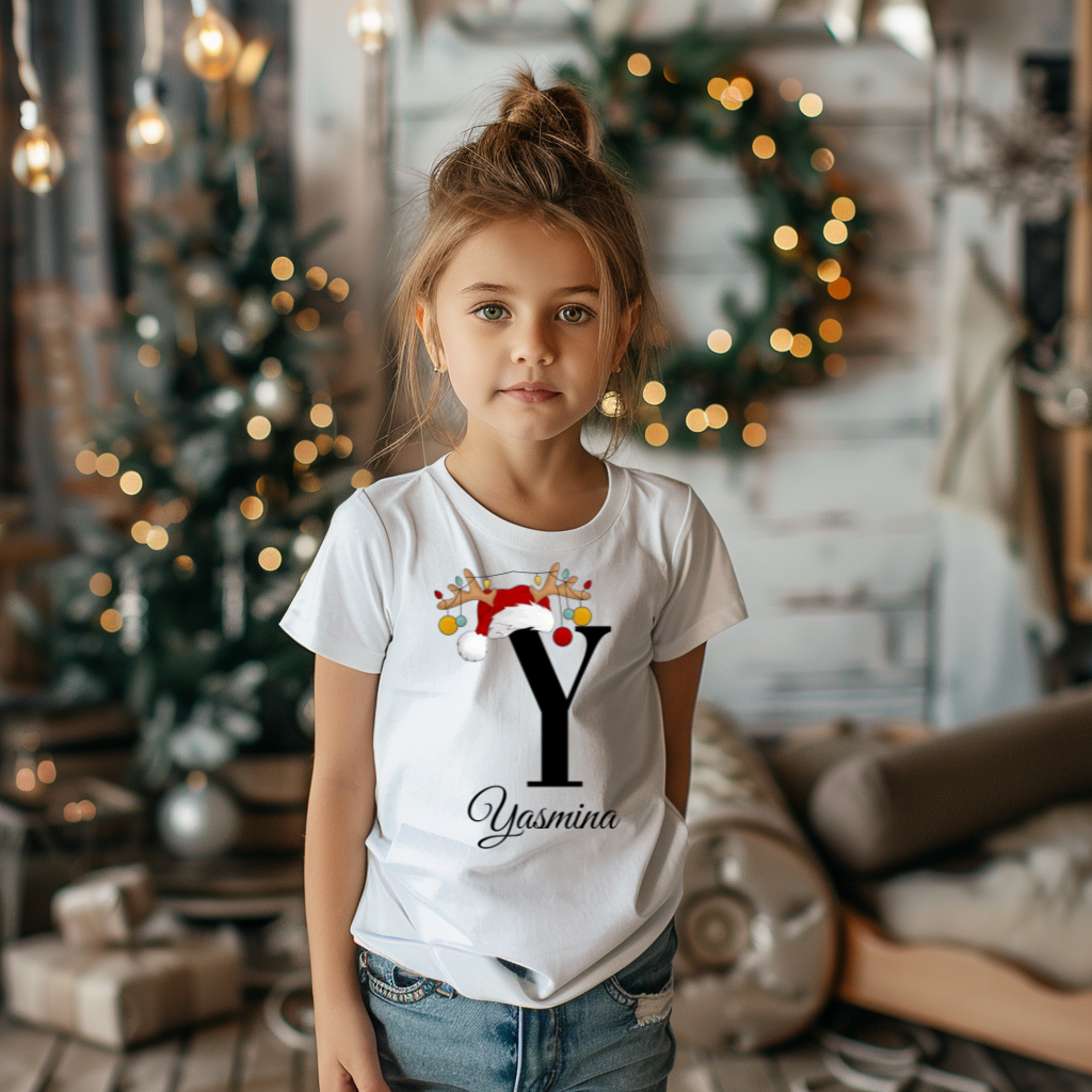 Personalisiertes Mädchen Premium Bio T-Shirt Yasmina - delamira